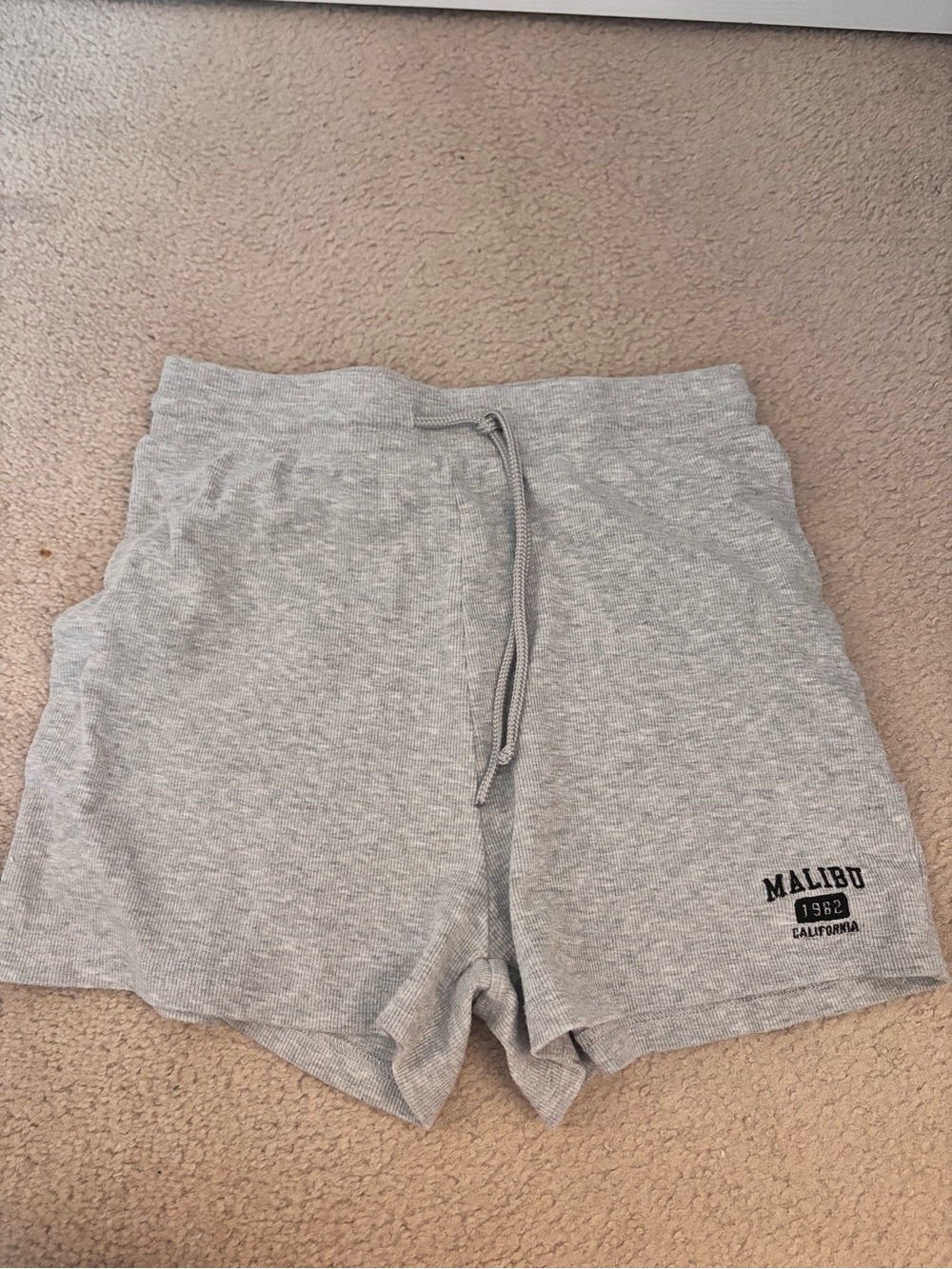 Ardene Light Gray Heather Drawstring Women’s Shorts